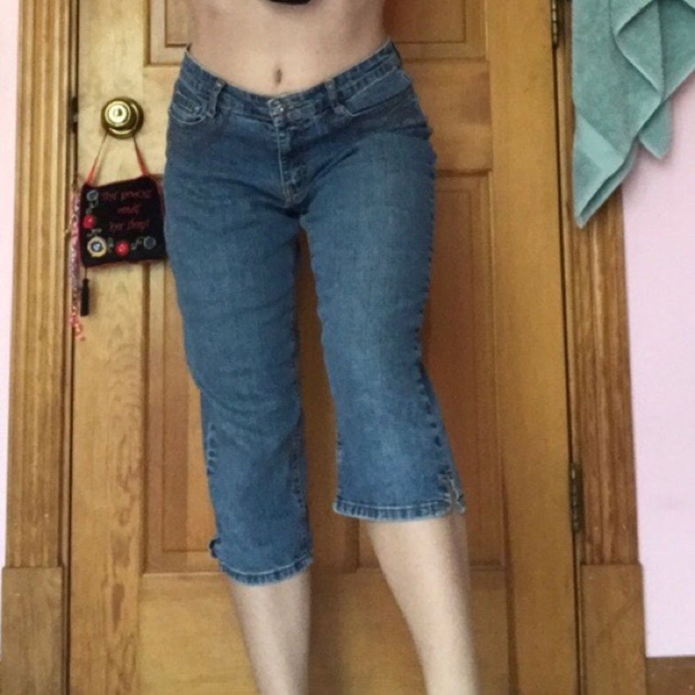 VINTAGE jeans/capris/culottes - Capri jeans!